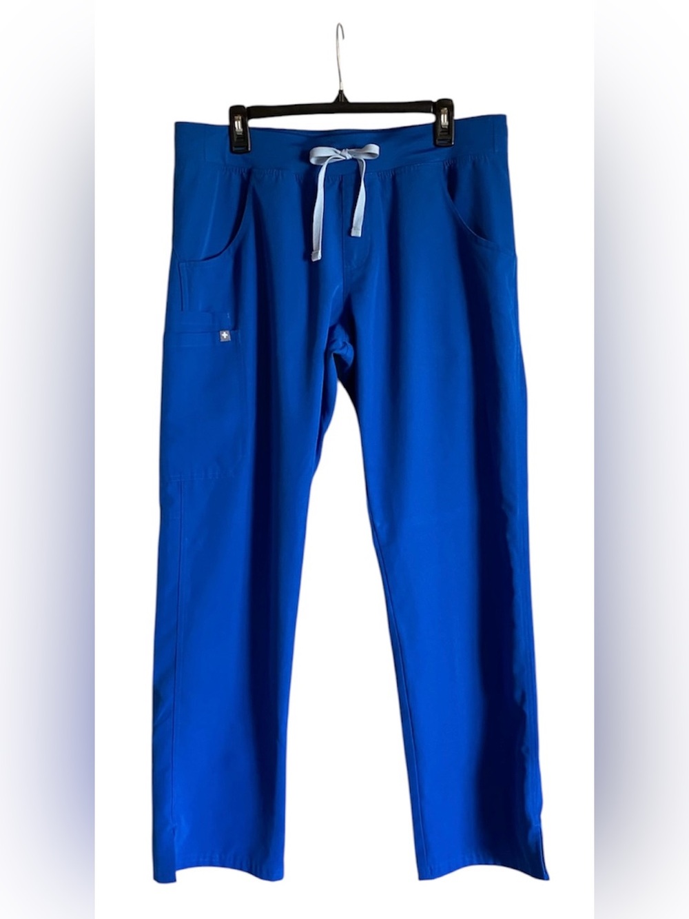 Women’s FIGS KADE Cargo Scrub Pants Blue Size L